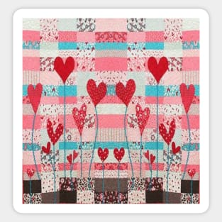 Love Paper Patchwork Sticker